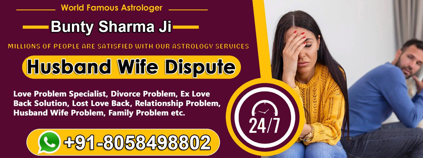 Astrologer Bunty Sharma +91-8058498802